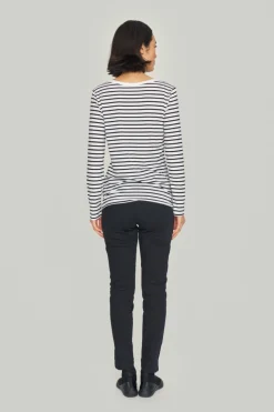 Bukser | Bukser<BITTE KAI RAND Jinzu stretch smalle bukser WASHEDBLACK
