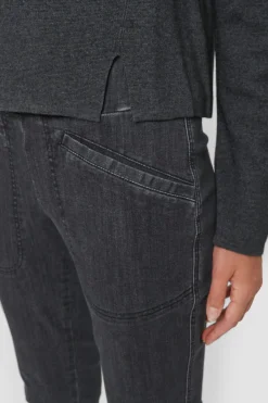 Bukser | Bukser<BITTE KAI RAND Jinzu stretch smalle bukser BLACK