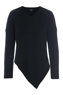 Bluser<BITTE KAI RAND Kanso asymmetrisk bluse BLACK