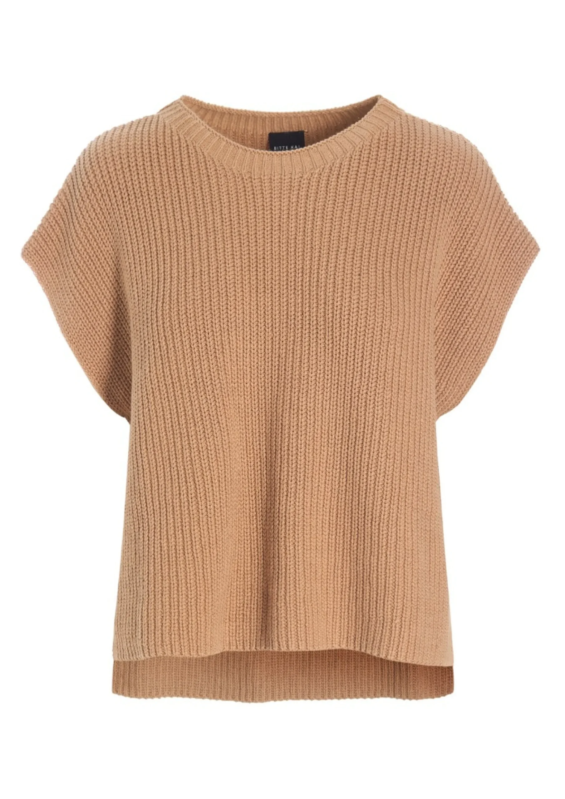 Bluser | Strik<BITTE KAI RAND Kareshi bluse med rund hals BLACK