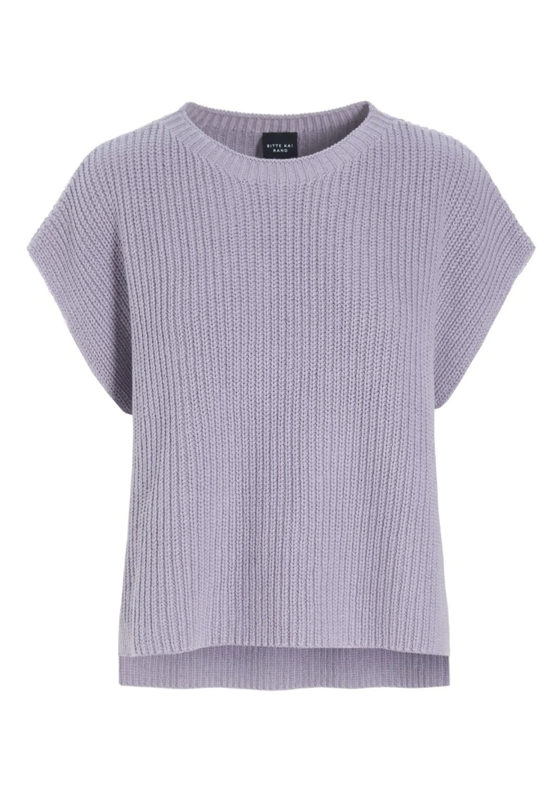 Bluser | Strik<BITTE KAI RAND Kareshi bluse med rund hals BLACK