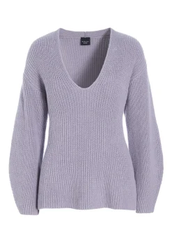 Bluser | Strik<BITTE KAI RAND Kareshi bluse med v-hals IVORY