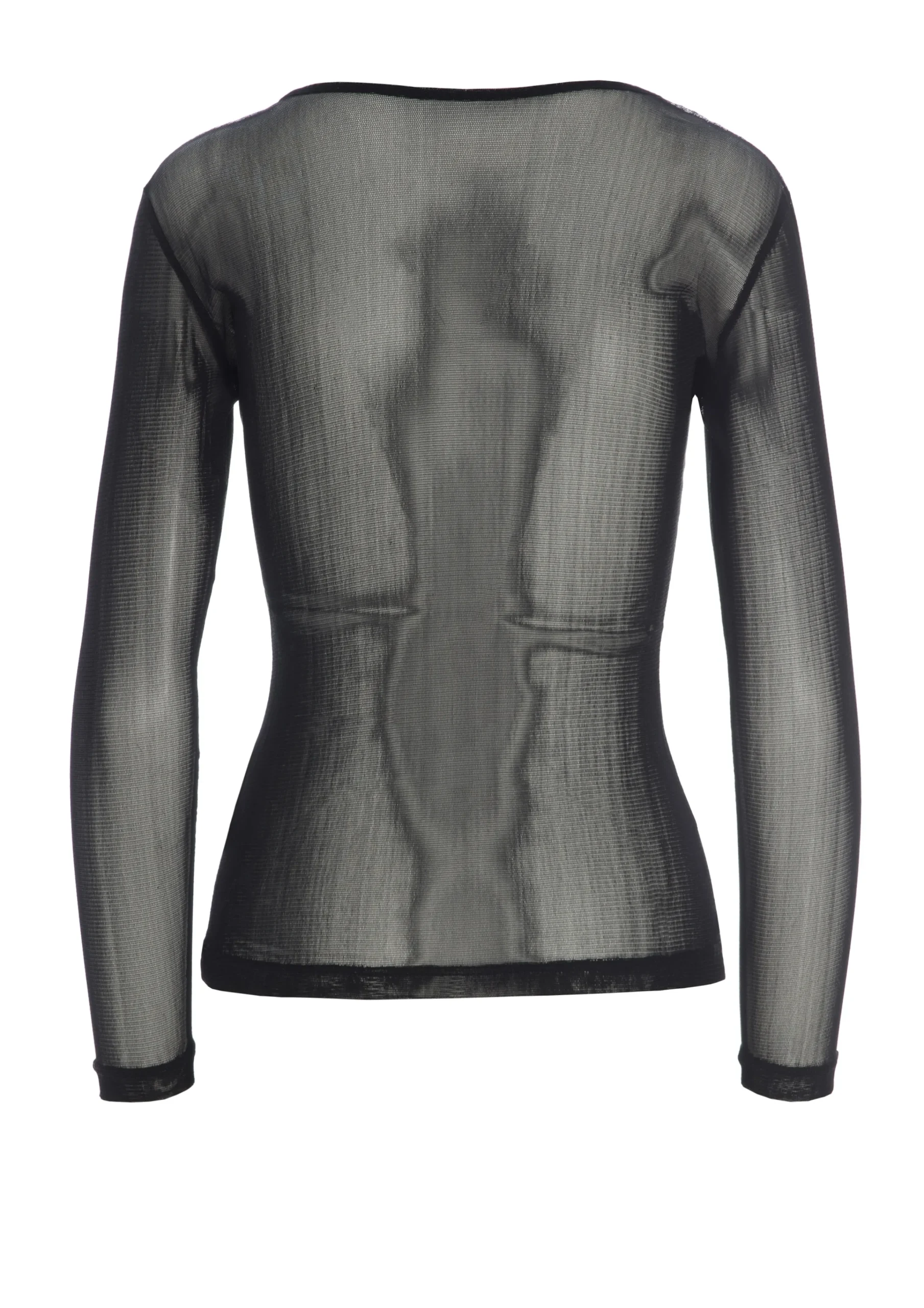 T-shirts & Toppe<BITTE KAI RAND KRAKA SILK MESH T-SHIRT BLACK