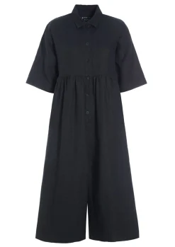 Buksedragter | Bukser<BITTE KAI RAND Lazy linen buksedragt BLACK
