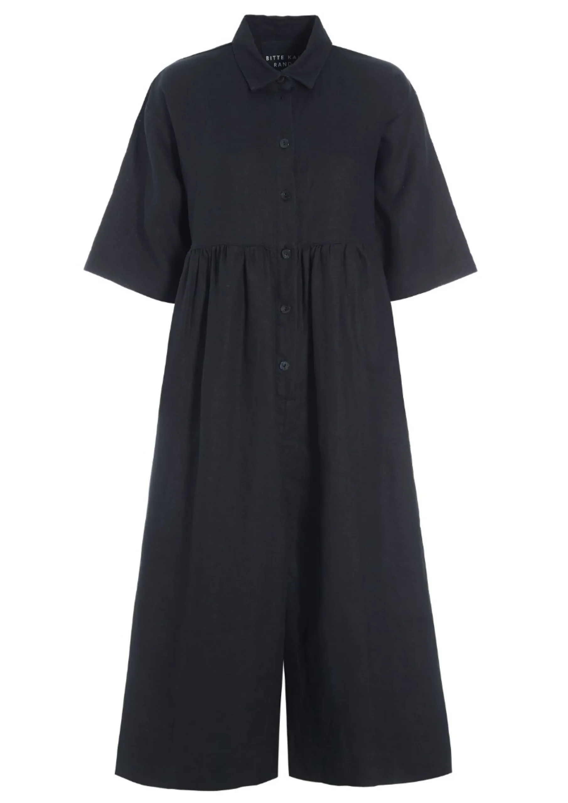 Buksedragter | Bukser<BITTE KAI RAND Lazy linen buksedragt BLACK