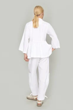 Jakker & Blazere<BITTE KAI RAND Lazy linen jakke BLACK