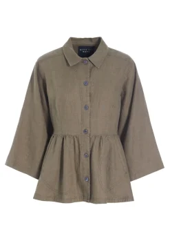 Jakker & Blazere<BITTE KAI RAND Lazy linen jakke BLACK