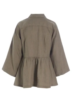 Jakker & Blazere<BITTE KAI RAND Lazy linen jakke BLACK