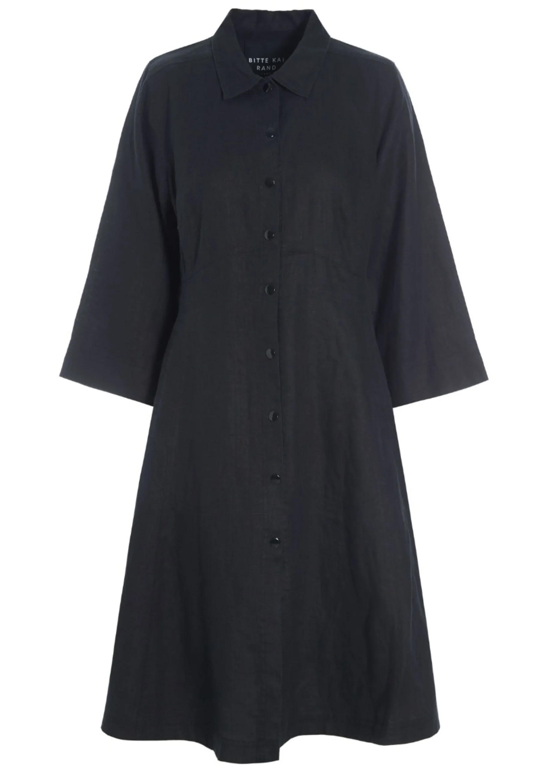 Kjoler<BITTE KAI RAND Lazy linen kjole BLACK