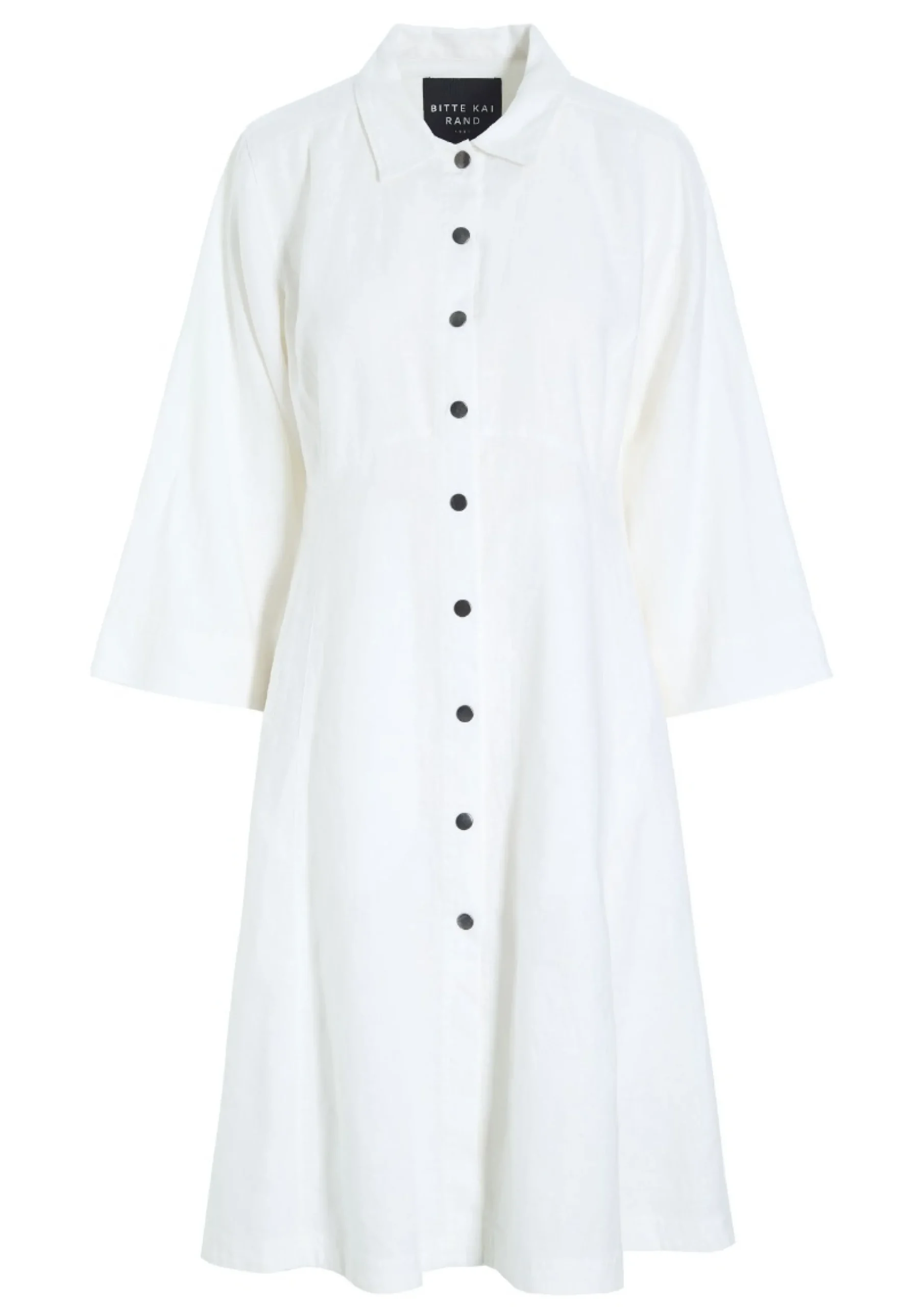 Kjoler<BITTE KAI RAND Lazy linen kjole BLACK
