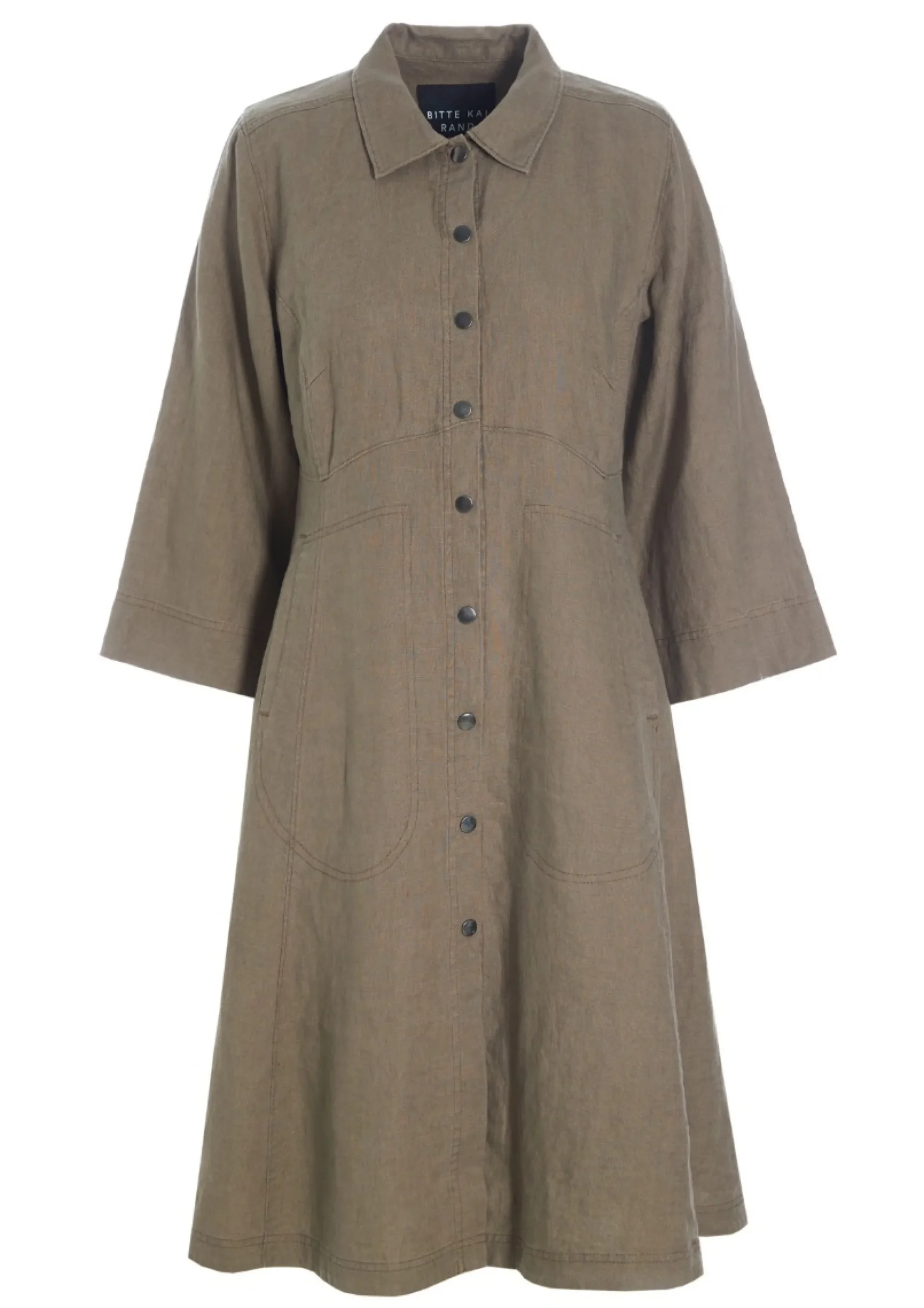 Kjoler<BITTE KAI RAND Lazy linen kjole BLACK