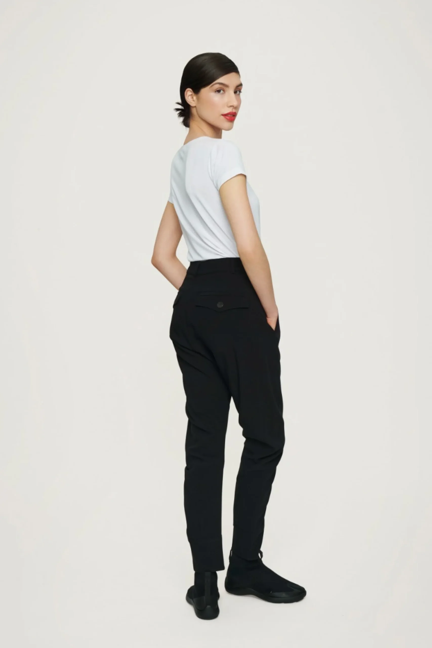 Bukser | Bukser<BITTE KAI RAND Lux stretch hjulbens bukser BLACK