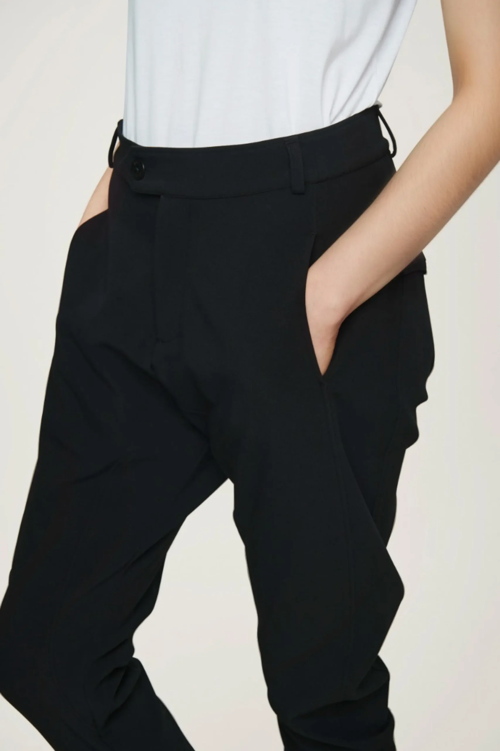Bukser | Bukser<BITTE KAI RAND Lux stretch hjulbens bukser BLACK