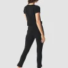 Bukser | Bukser<BITTE KAI RAND Magic stretch bukser m/ lynlås BLACK