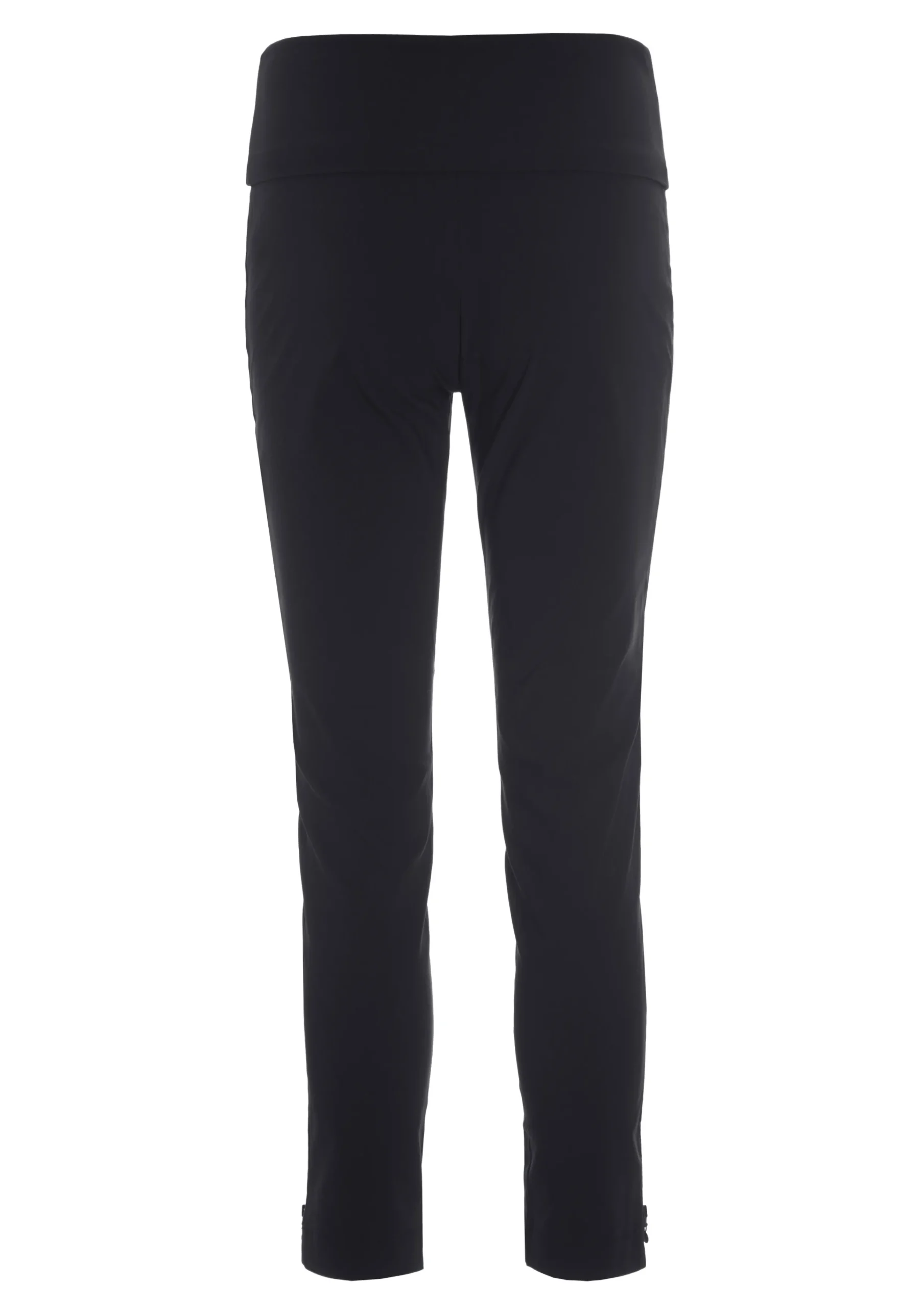 Bukser | Bukser<BITTE KAI RAND Magic stretch bukser m/ lynlås BLACK