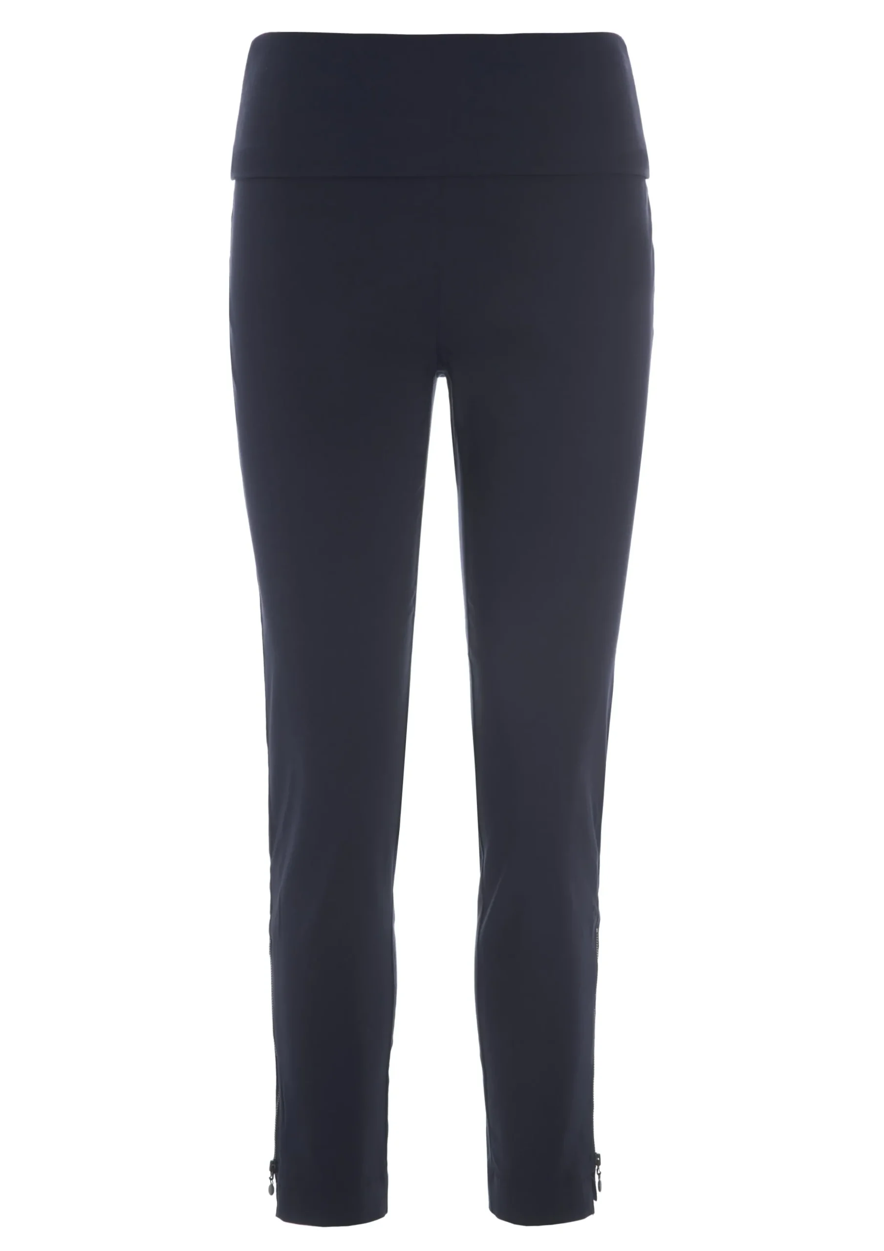 Bukser | Bukser<BITTE KAI RAND Magic stretch bukser m/ lynlås BLACK