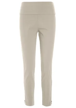 Bukser | Bukser<BITTE KAI RAND Magic stretch bukser m/ lynlås BLACK