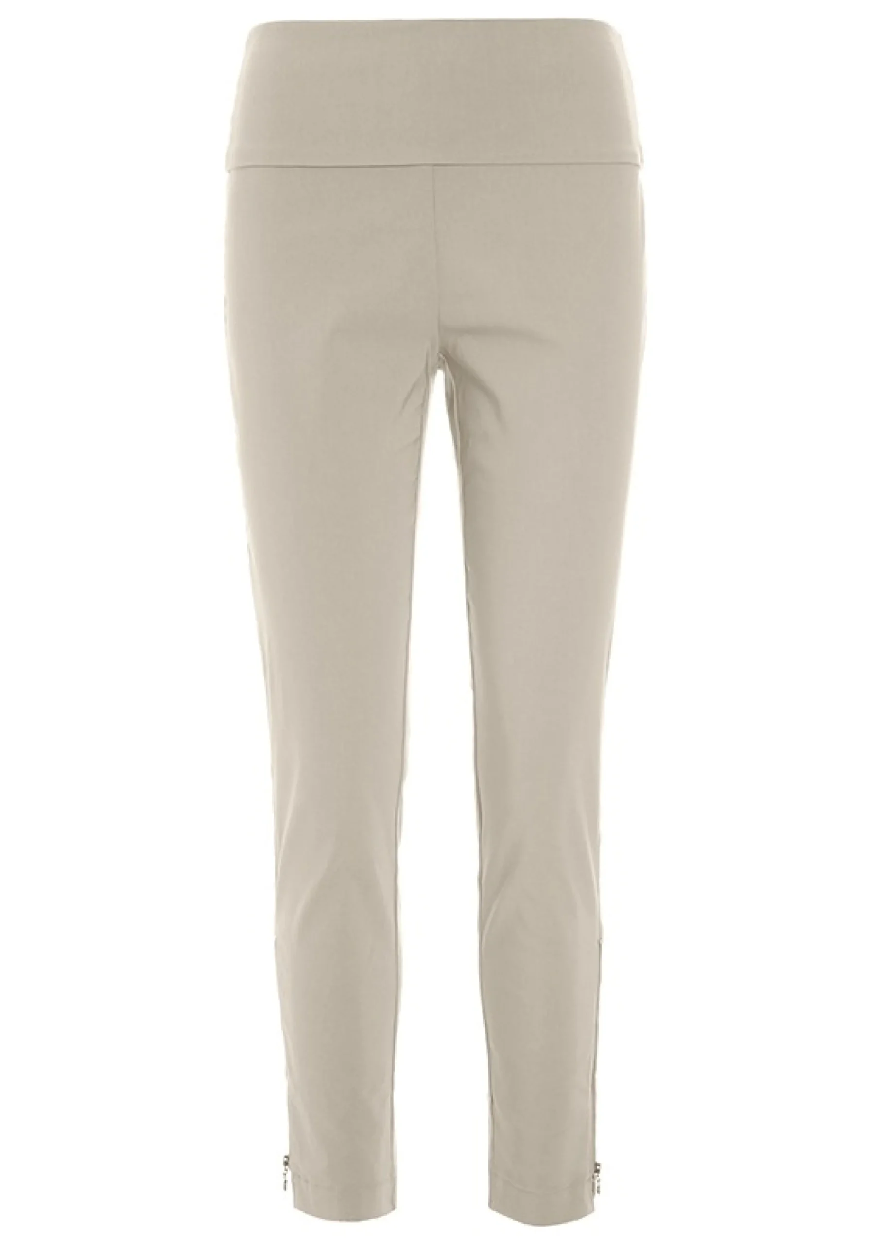 Bukser | Bukser<BITTE KAI RAND Magic stretch bukser m/ lynlås BLACK