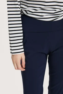 Bukser | Bukser<BITTE KAI RAND Magic stretch bukser med slids længde b BLACK