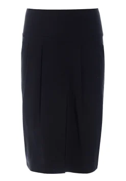 Nederdele<BITTE KAI RAND Magic stretch nederdel med læg BLACK