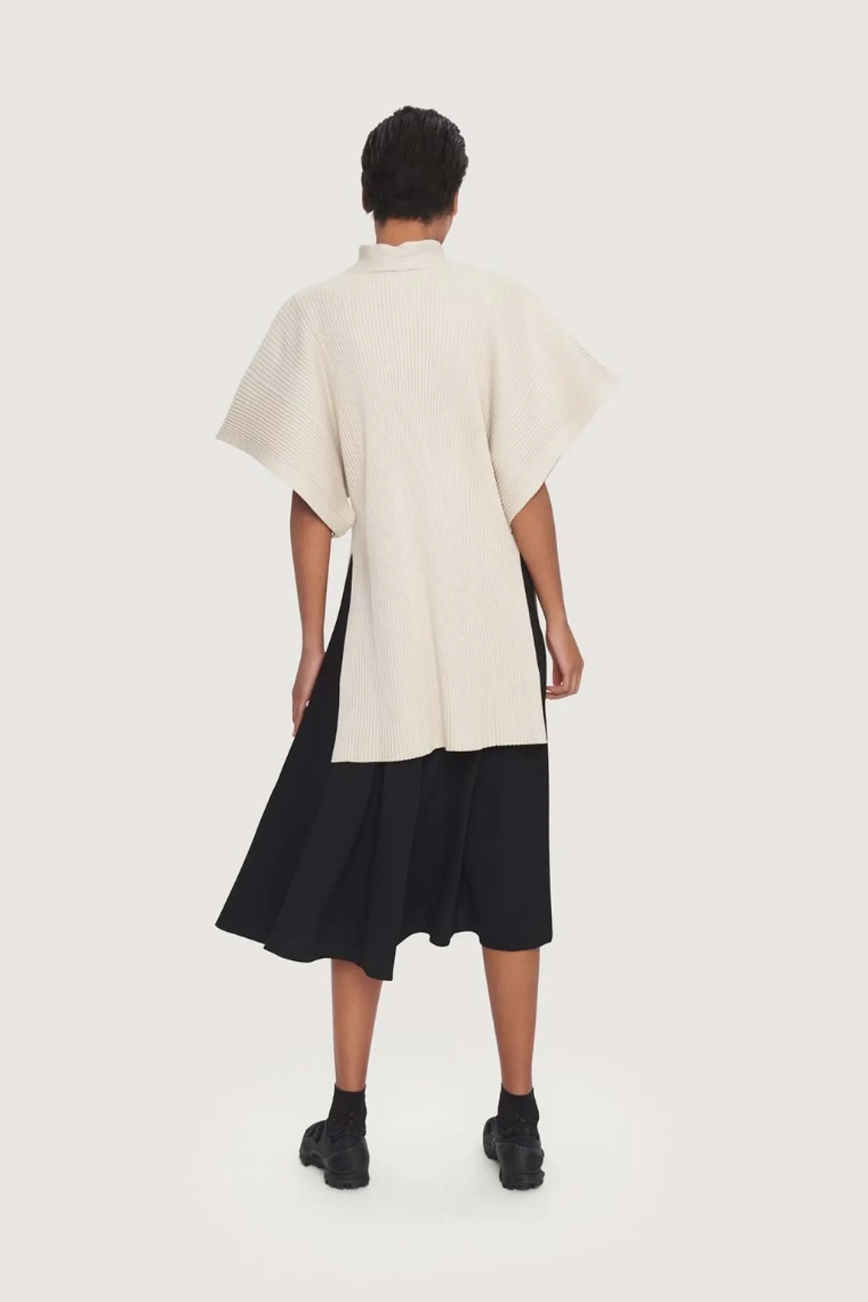 Nederdele<BITTE KAI RAND Nami crepe nederdel BLACK