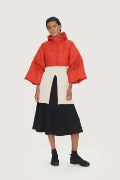 Nederdele<BITTE KAI RAND Nami crepe nederdel BLACK