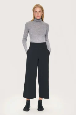 Bluser | Strik<BITTE KAI RAND New wool rullekrave sweater BLACK