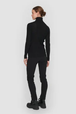 Bluser | Strik<BITTE KAI RAND New wool rullekrave sweater BLACK