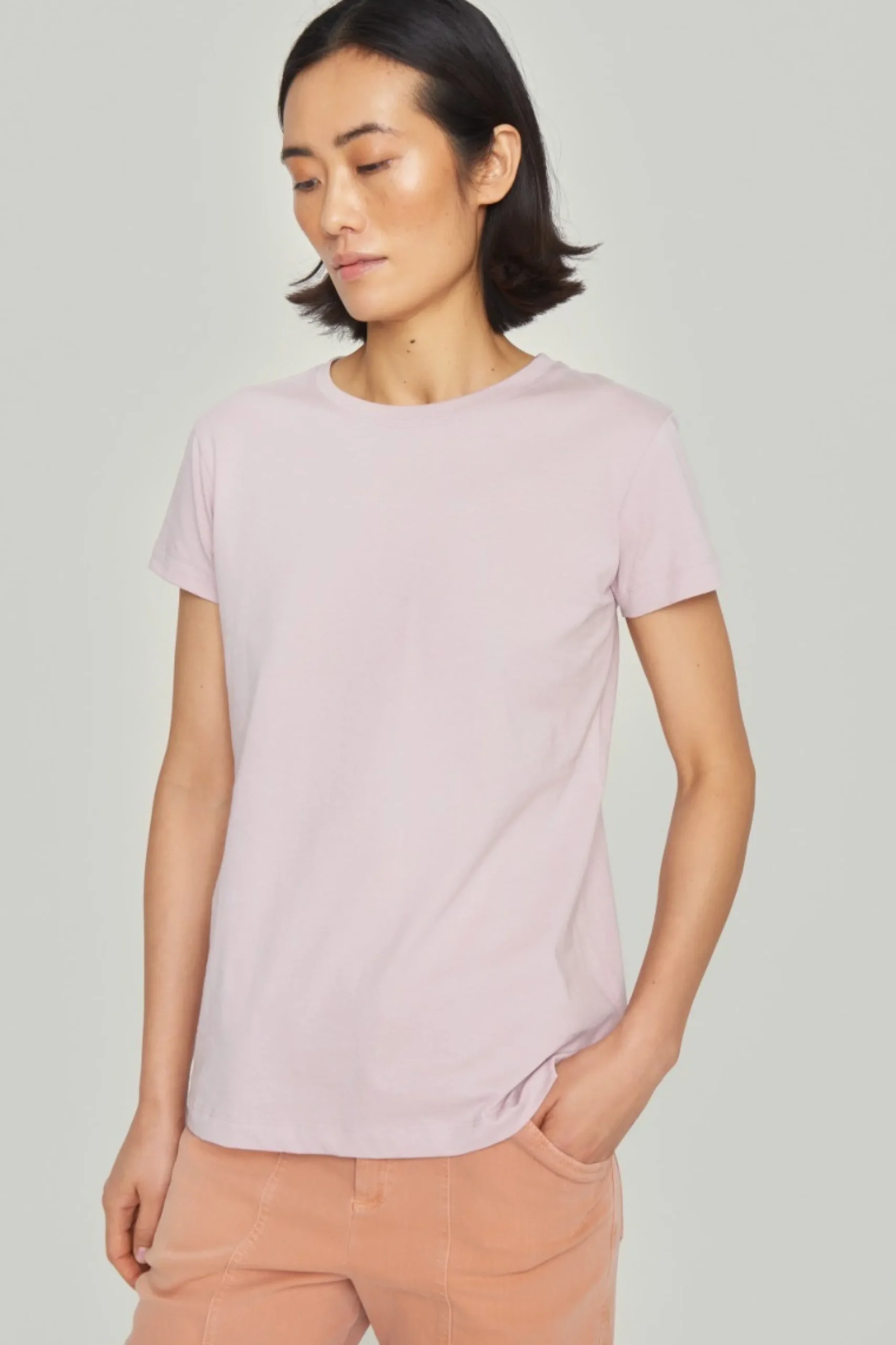 T-shirts & Toppe<BITTE KAI RAND Osaka organic cotton t-shirt ASHPINK