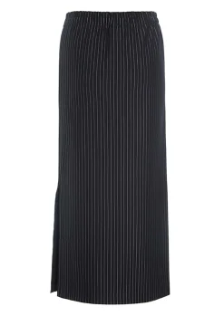 Nederdele<BITTE KAI RAND Pinstripe jersey nederdel BLACKPINSTRIPE