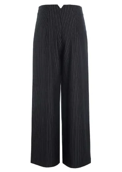 Bukser | Bukser<BITTE KAI RAND Pinstripe jersey vide bukser BLACKPINSTRIPE