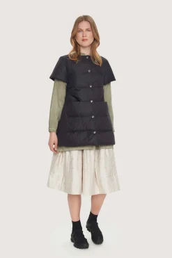 Nederdele<BITTE KAI RAND Quilt nederdel BLACK