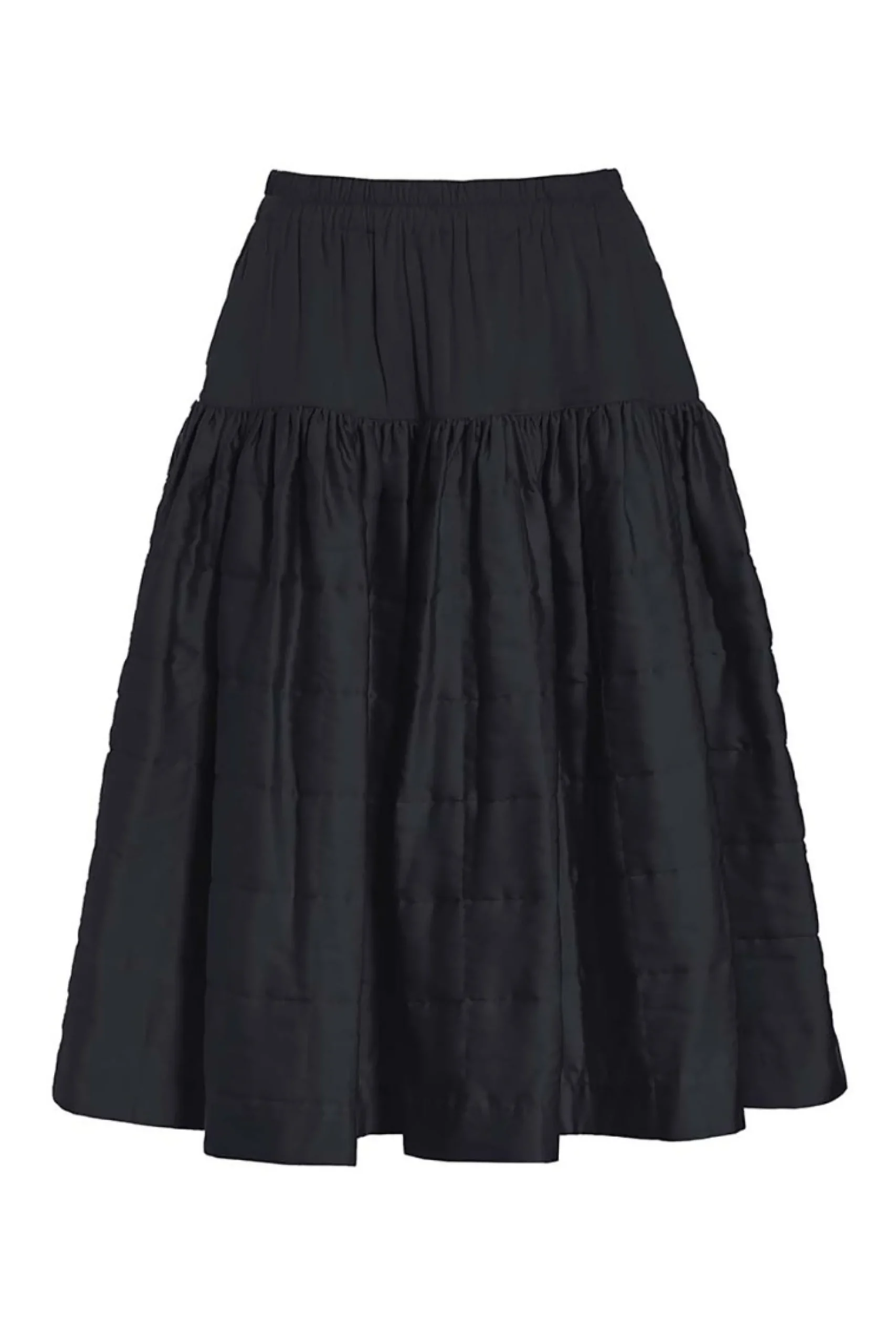 Nederdele<BITTE KAI RAND Quilt nederdel BLACK