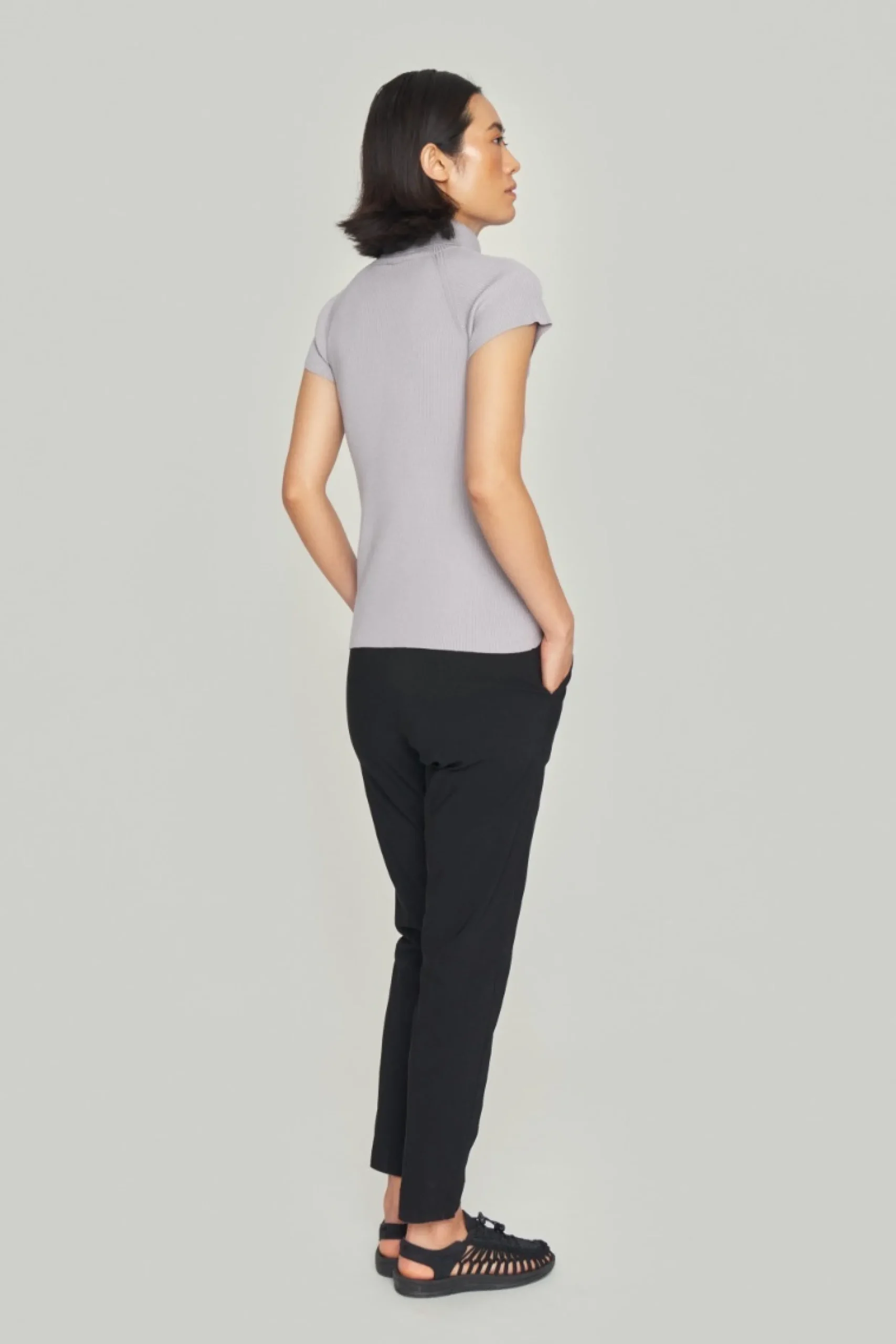 Bluser<BITTE KAI RAND Saku bluse med krave ASHPINK