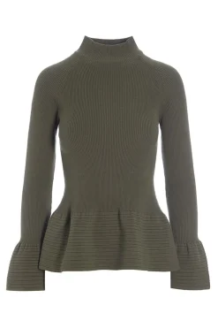 Bluser | Strik<BITTE KAI RAND Saku rib bluse BLACK