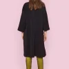 Frakker & Overtøj<BITTE KAI RAND Sakura stretch frakke BLACK