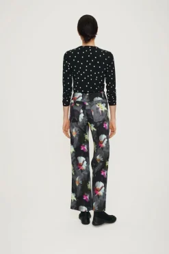 Bluser<BITTE KAI RAND Scattered dot jersey bluse BLACKSCATTEREDDOT