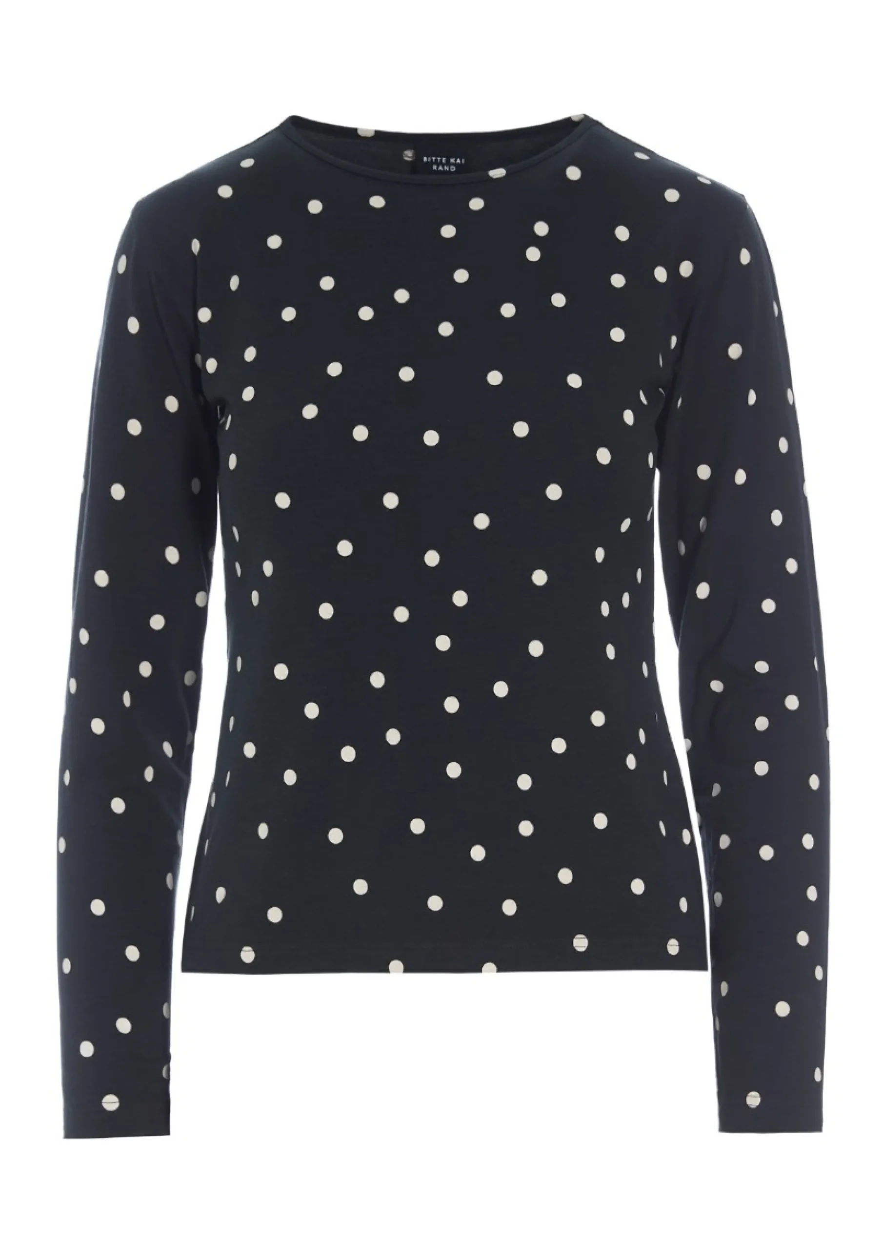 Bluser<BITTE KAI RAND Scattered dot jersey bluse BLACKSCATTEREDDOT