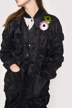 Accessories<BITTE KAI RAND Sequin flower broche GOLDENGREENSEQUINFLOWER