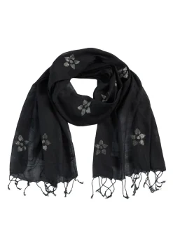 Accessories<BITTE KAI RAND Silver lotus tørklæde BLACKLOTUS