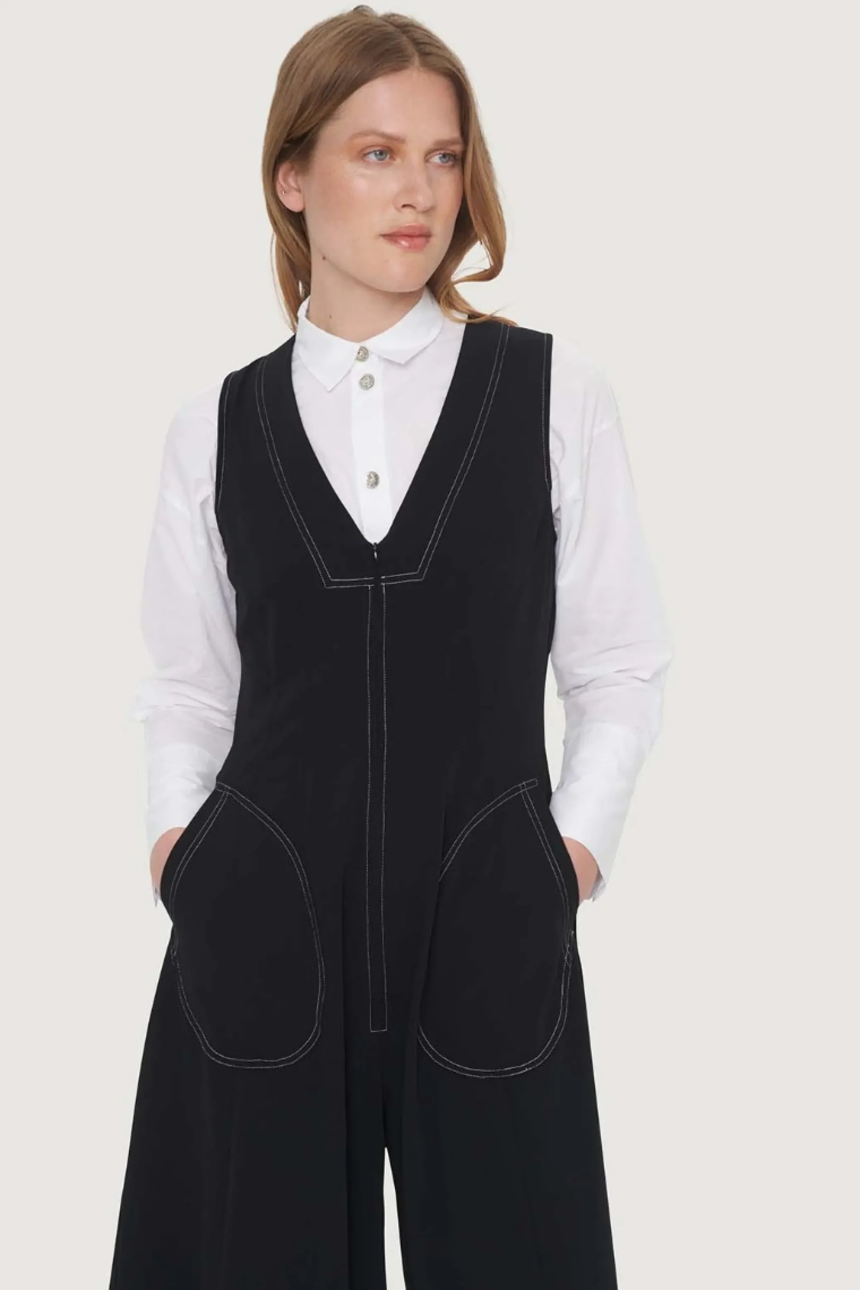 Buksedragter | Bukser<BITTE KAI RAND Tokyo twill buksedragt BLACK