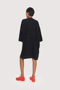 Kjoler<BITTE KAI RAND Tokyo twill skjortekjole BLACK