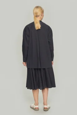 Nederdele<BITTE KAI RAND Vellum voile nederdel BLACK