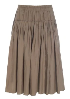 Nederdele<BITTE KAI RAND Vellum voile nederdel BLACK