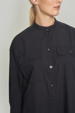 Skjorter<BITTE KAI RAND Vellum voile skjorte BLACK
