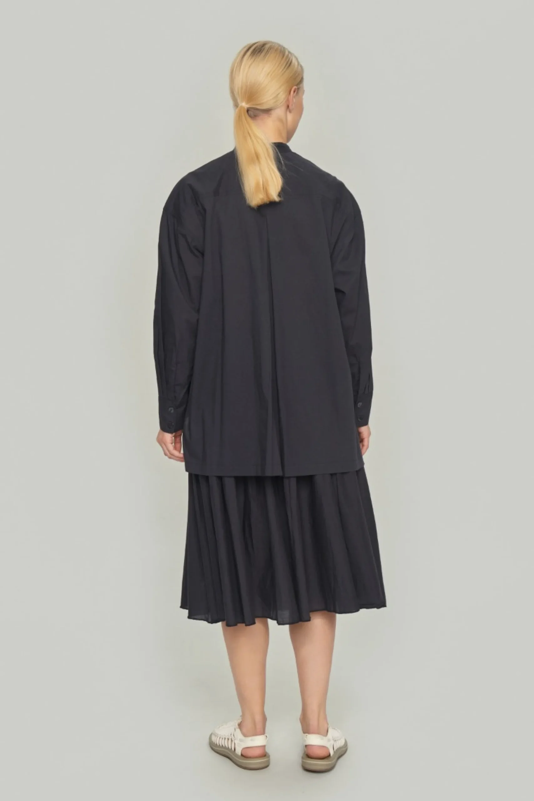 Skjorter<BITTE KAI RAND Vellum voile skjorte BLACK