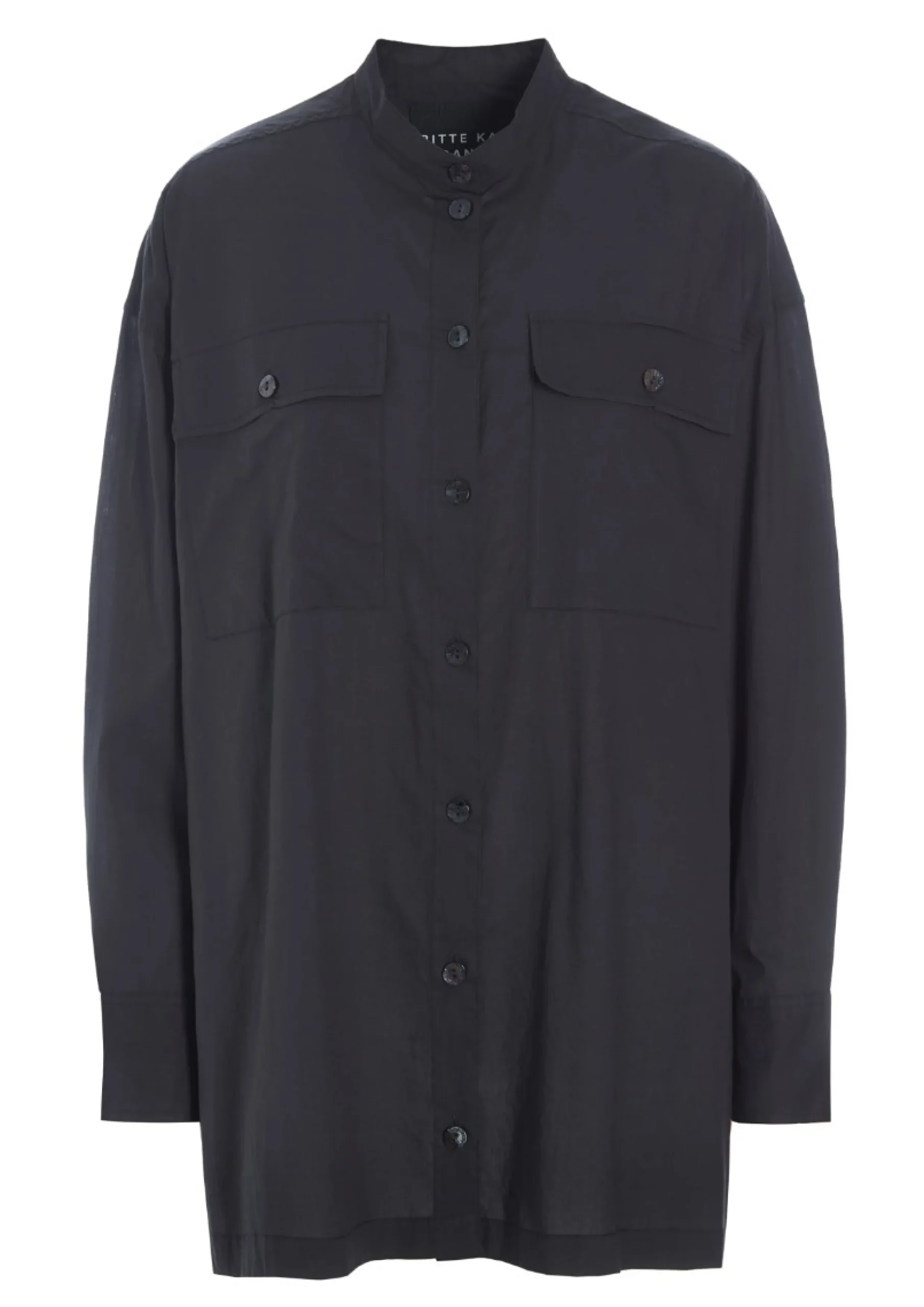 Skjorter<BITTE KAI RAND Vellum voile skjorte BLACK