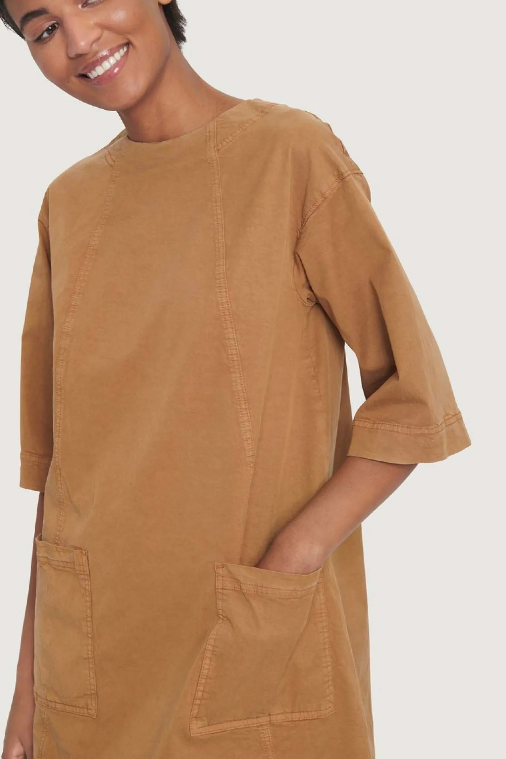 Kjoler<BITTE KAI RAND Wabi oversize kjole BLACK