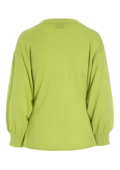 Bluser | Strik<BITTE KAI RAND Wakasu wool blend bluse med 3/4 ærme CARAMEL
